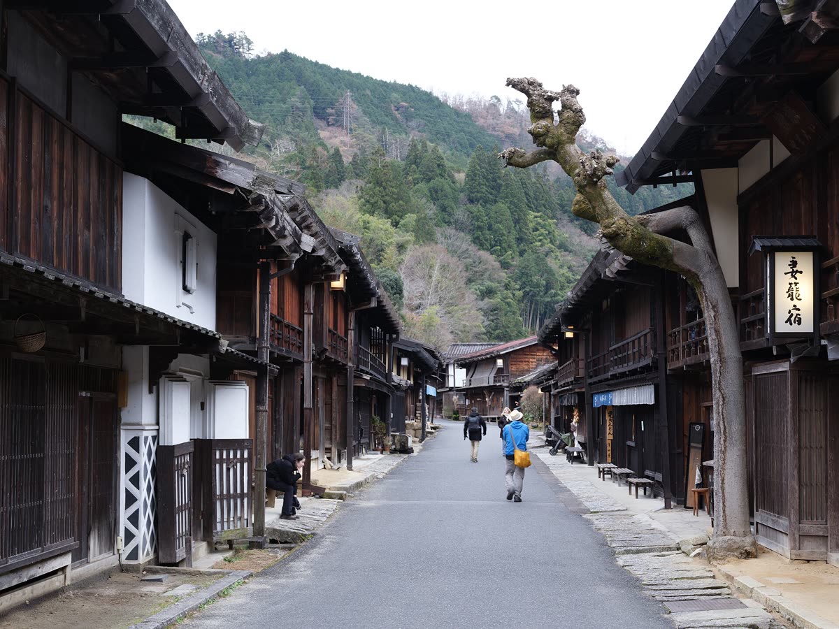 Tsumago post town on the Nakasendo trail